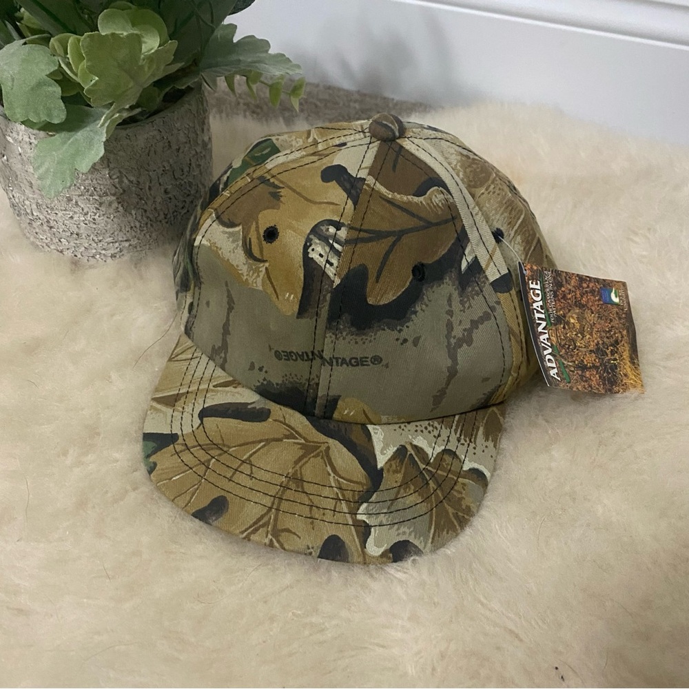 Vintage Camo Print Snapback Hat